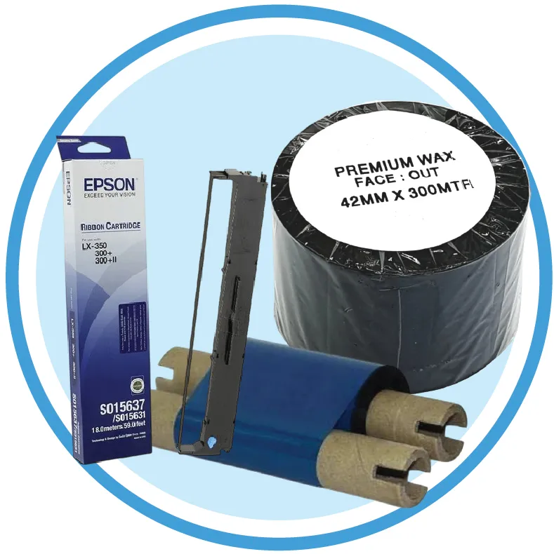 Ribbon Cartridges and Labels