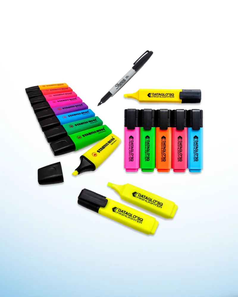 Highlighters & Markers