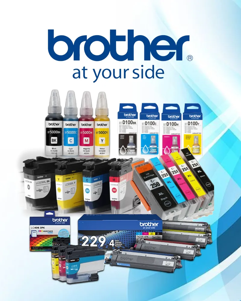 Brother  Ink Bottle, Cartridge & Toner