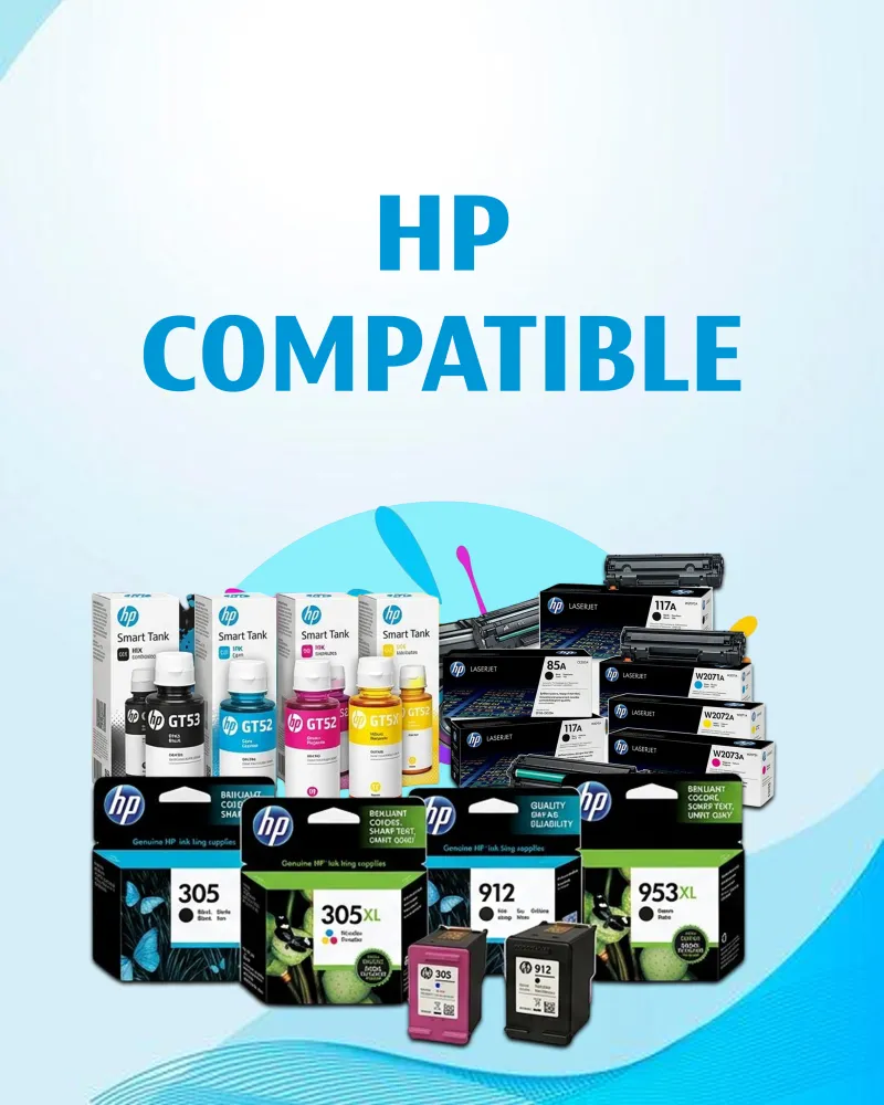 HP Toner,  Cartridges & Ink Bottles - Compatible