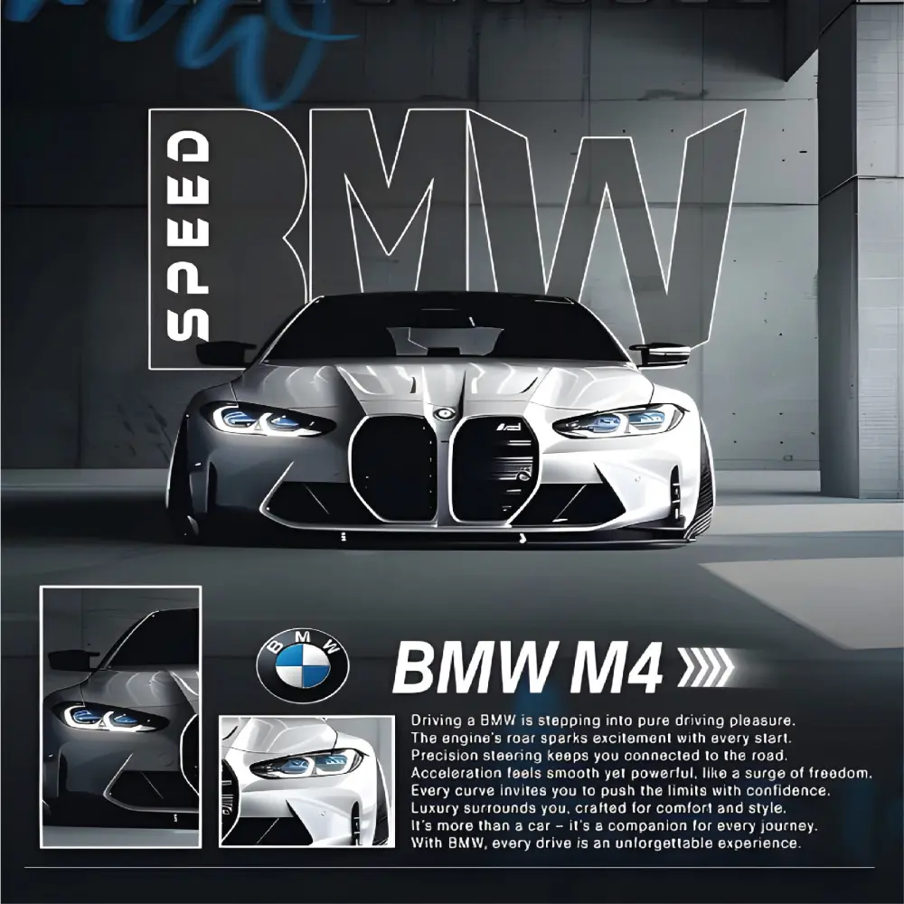 BMW M4 | POSTER | #01