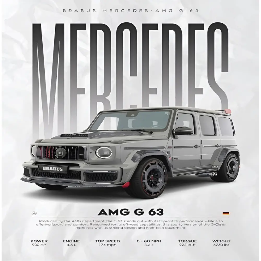 MERCEDES AMG G 63 | POSTER | #08