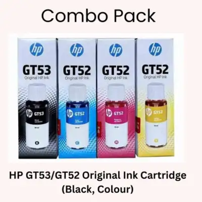 Hp GT53/GT52 Original Ink Bottle Combo Pack | Hp ink Bottle GT53 / GT52 Combo Pack