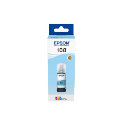 EPSON 108 Light Cyan Eco Tank Original Ink Bottle
