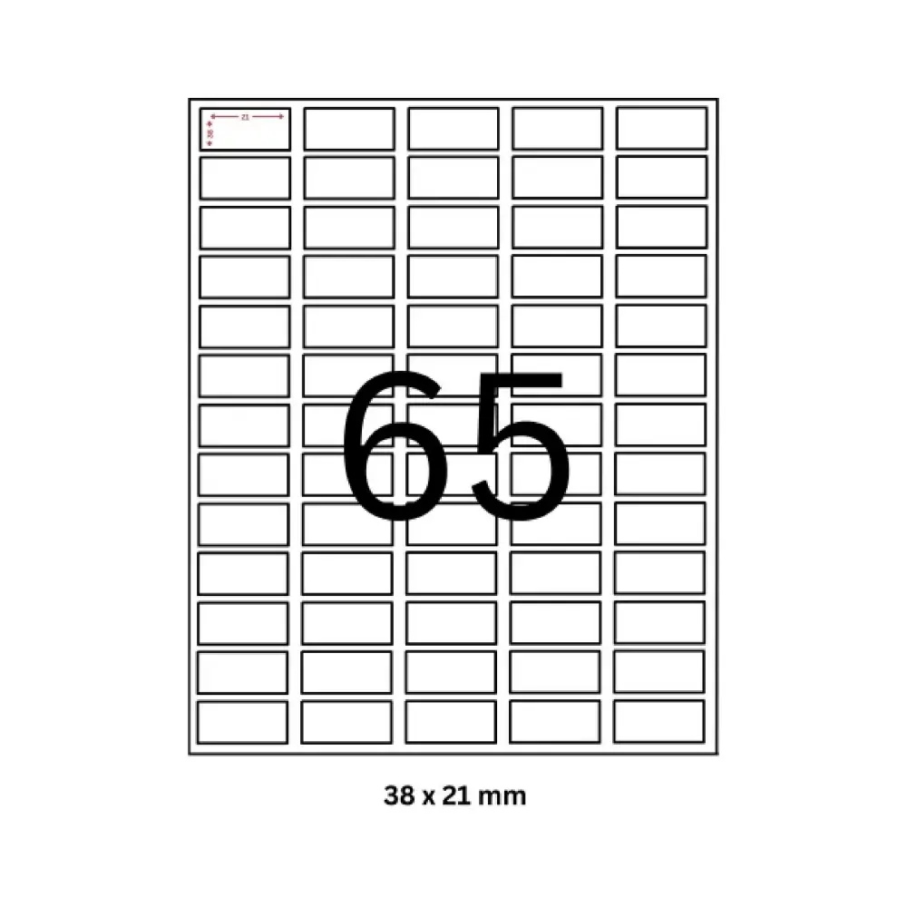 Atlas A4 Size Label Sticker No.65