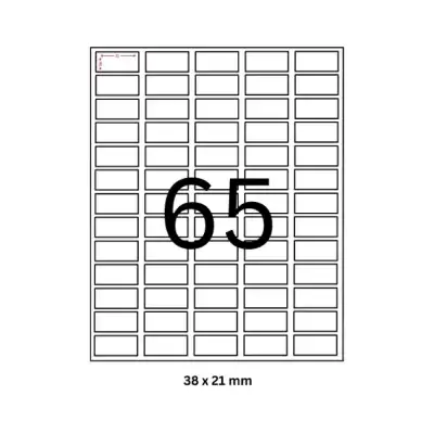 Atlas A4 Size Label Sticker No.65