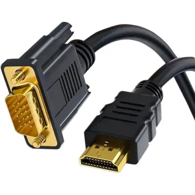 HDMI to VGA Cable / HDTV To VGA Cable - 4k Ultra HD 1.8meter - Highspeed and Best Quality - Miicam MC-V101