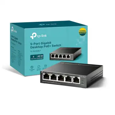 Tp-Link 5-Port Gigabit Desktop Poe Switch With 4-Port Poe 40 W