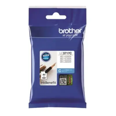 Brother LC 3717 C Cyan Cartridges For Brother MFC J3530 & MFC J3930 Printers