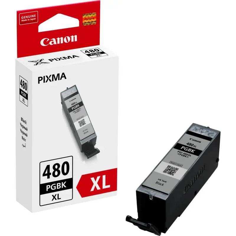Canon PGI-480XL PGBK Pigment Black Ink Cartridge – High Yield – Original